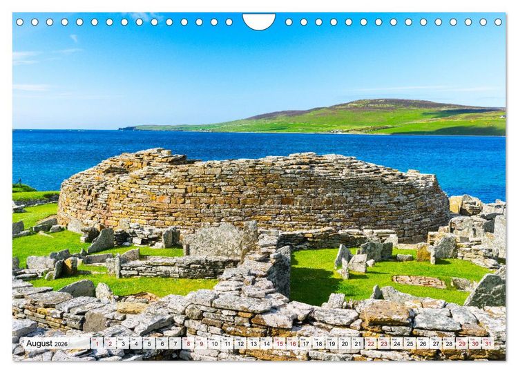 Produktbild: Scotland's Northern Isles - The Orkney and Shetland Islands (Wall Calendar 2026 DIN A4 landscape), CALVENDO 12 Month Wall Calendar