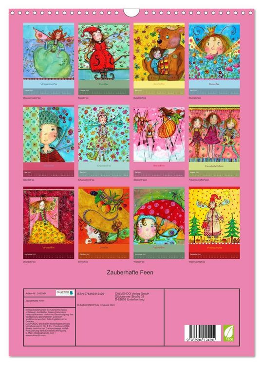 Produktbild: Zauberhafte Feen (Wandkalender 2027 DIN A3 hoch), CALVENDO Monatskalender