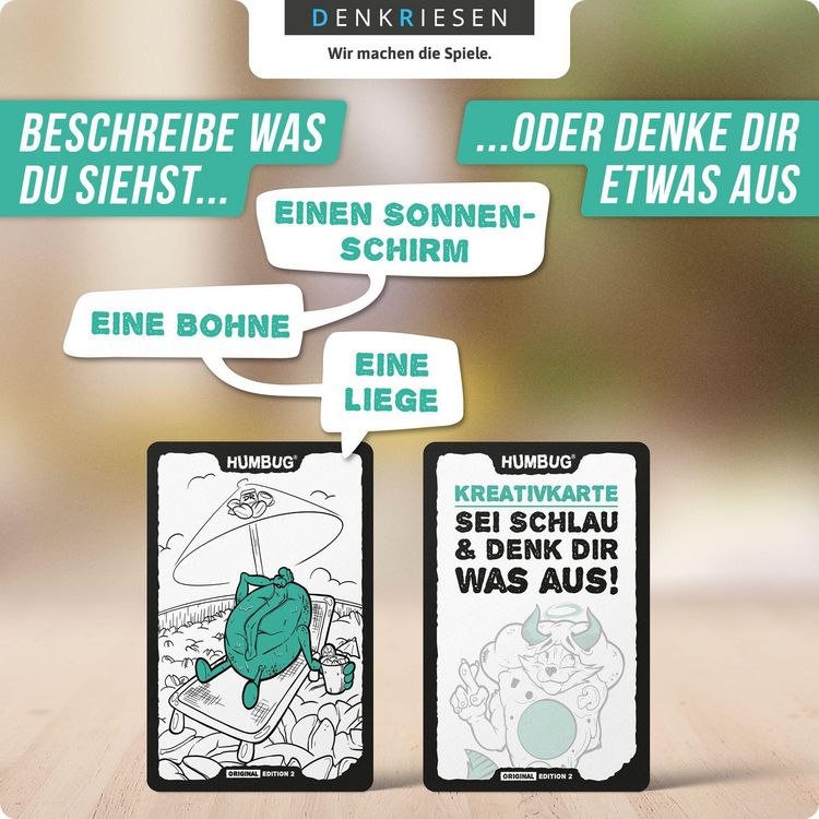 Produktbild: DENKRIESEN - HUMBUG&reg; Original Edition Nr. 2 - Das zweifelhafte Kartenspiel
