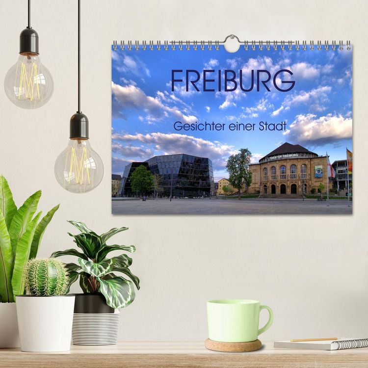 Produktbild: Freiburg - Gesichter einer Stadt (Wandkalender 2026 DIN A4 quer), CALVENDO Monatskalender