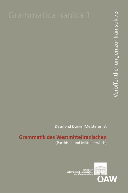 Produktbild: Grammatik des Westmitteliranischen