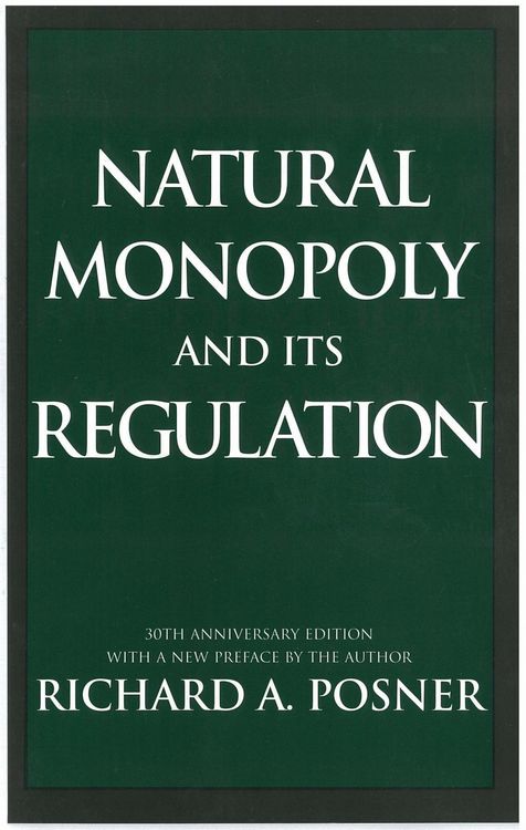 Produktbild: Natural Monopoly and Its Regulation