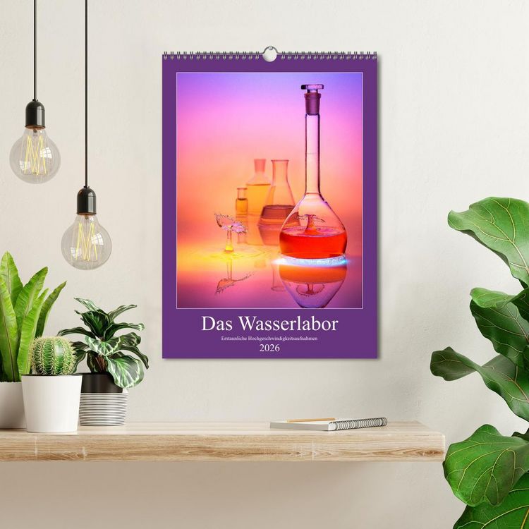 Produktbild: Das Wasserlabor (Wandkalender 2026 DIN A3 hoch), CALVENDO Monatskalender