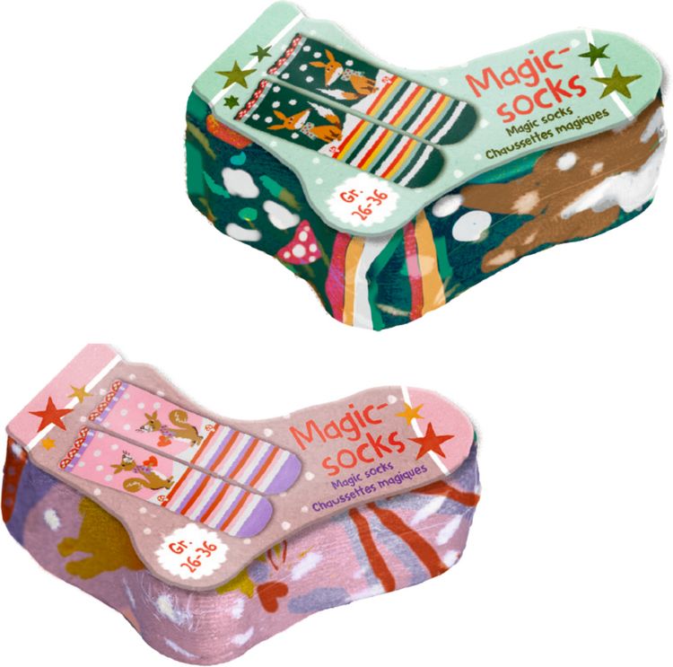 Produktbild: Magic Socks (one size) - Winterzauber im Weihnachtsw., sort.