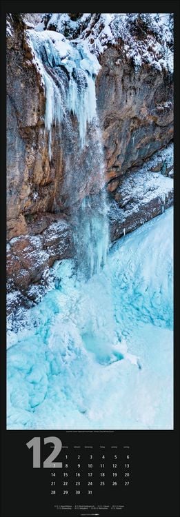 Produktbild: Wasserfälle Kalender 2026
