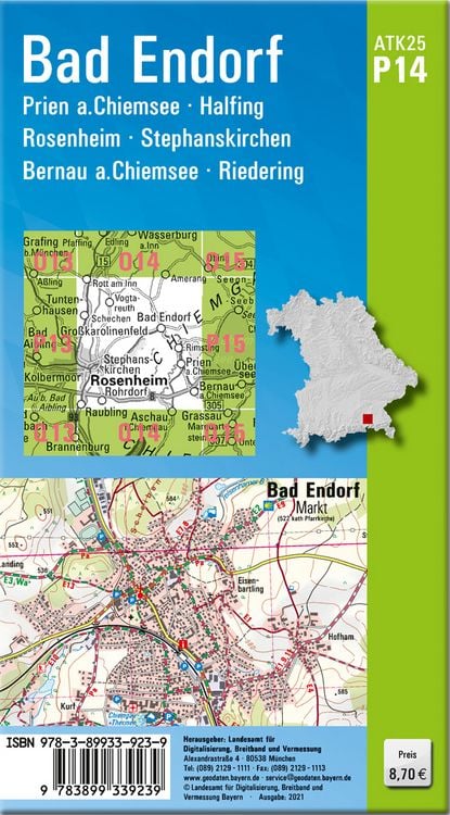 Produktbild: ATK25-P14 Bad Endorf (Amtliche Topographische Karte 1:25000)