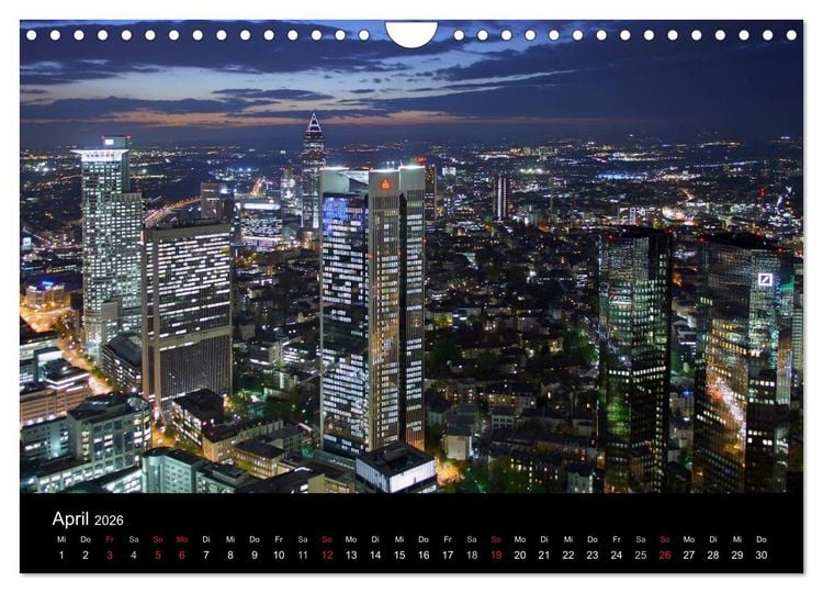 Produktbild: Frankfurt am Main (Wandkalender 2026 DIN A4 quer), CALVENDO Monatskalender
