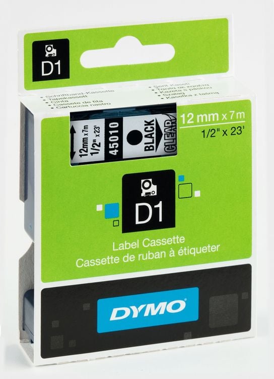 Produktbild: Schriftband-Kassette DYMO D1 12 mm