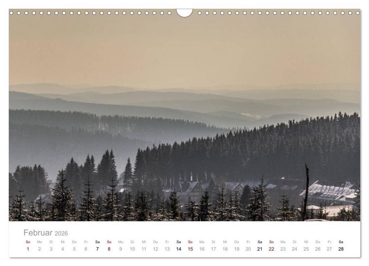 Produktbild: Sauerl&auml;nder Berge (Wandkalender 2026 DIN A3 quer), CALVENDO Monatskalender