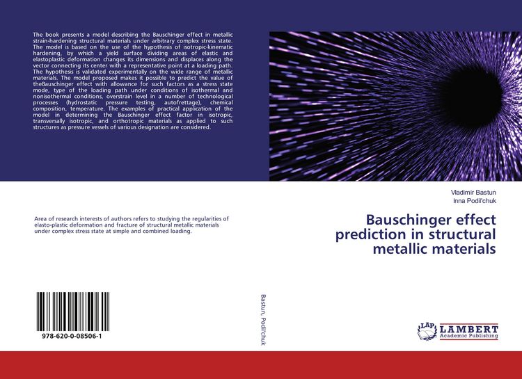 Produktbild: Bauschinger effect prediction in structural metallic materials