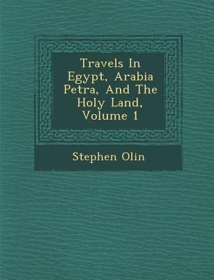 Produktbild: Travels In Egypt, Arabia Petr�a, And The Holy Land, Volume 1