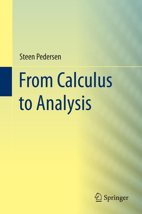 Produktbild: From Calculus to Analysis