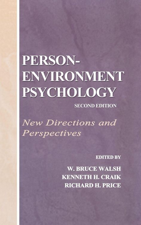 Produktbild: Person-Environment Psychology