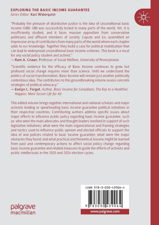 Produktbild: Political Activism and Basic Income Guarantee