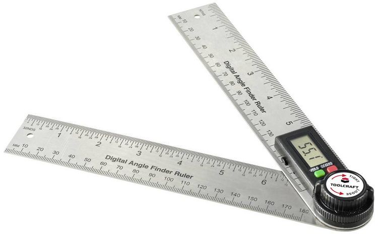 Produktbild: TOOLCRAFT TO-8706177 Digitaler Winkelmesser 360&deg;