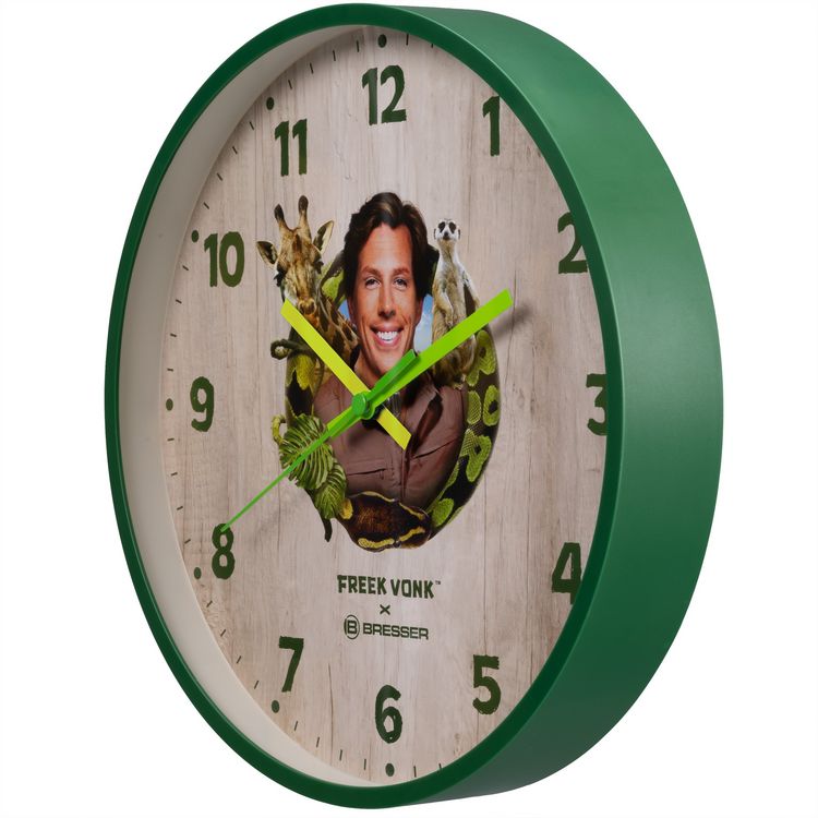 Produktbild: Bresser 12248 - FREEK VONK x BRESSER Kinder-Wanduhr, mit Quarzuhrwerk, 25 cm