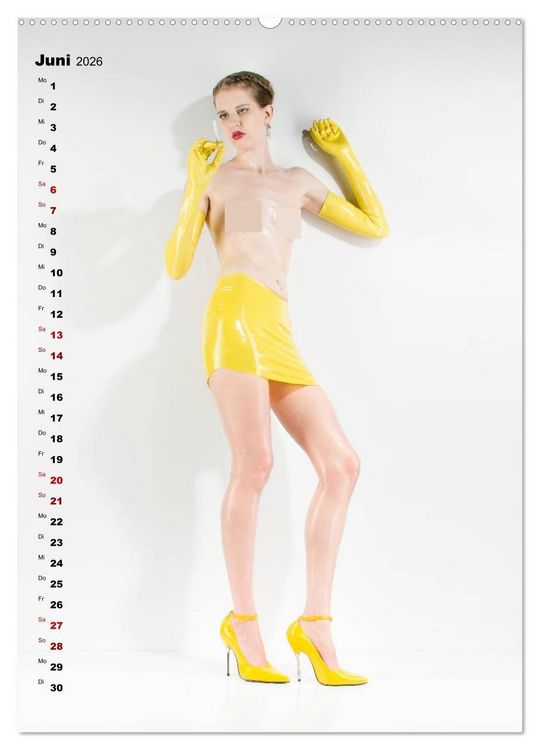 Produktbild: Yellow Latex (Wandkalender 2026 DIN A2 hoch), CALVENDO Monatskalender