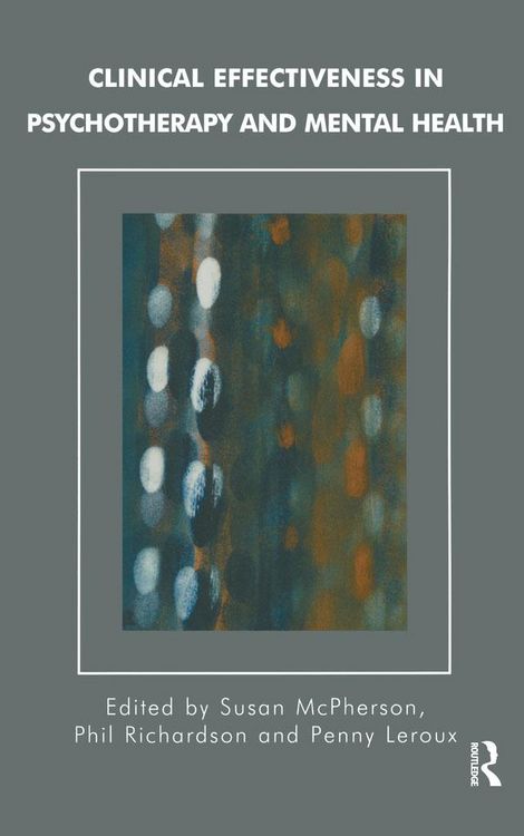 Produktbild: Clinical Effectiveness in Psychotherapy and Mental Health
