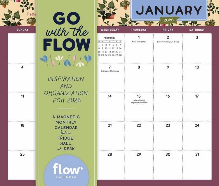 Produktbild: Go with the Flow: Inspiration and Organization for 2026