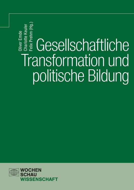 Produktbild: Gesellschaftliche Transformation und politische Bildung