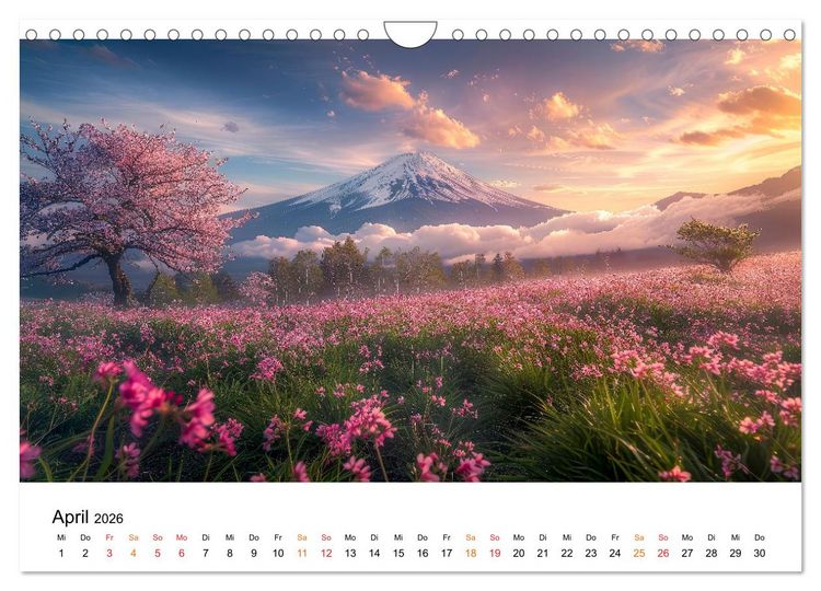 Produktbild: Natur im Jahr (Wandkalender 2026 DIN A4 quer), CALVENDO Monatskalender