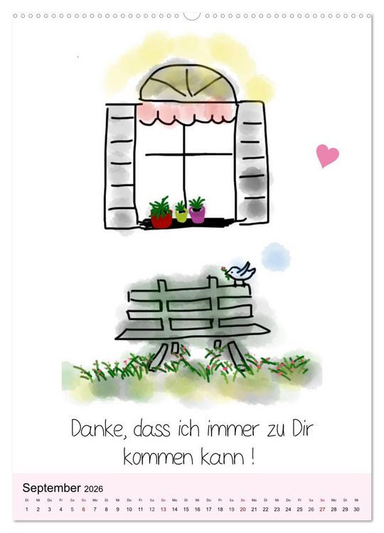 Produktbild: Freundin f&uuml;r immer! Spr&uuml;che-Kalender f&uuml;r Seelenverwandte! (hochwertiger Premium Wandkalender 2026 DIN A2 hoch), Kunstdruck in Hochglanz