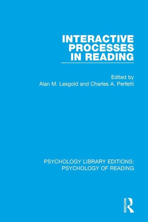 Produktbild: Interactive Processes in Reading
