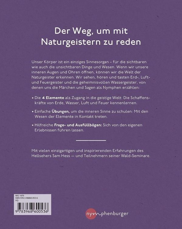 Produktbild: Die Welt der Naturgeister - Das Arbeitsbuch