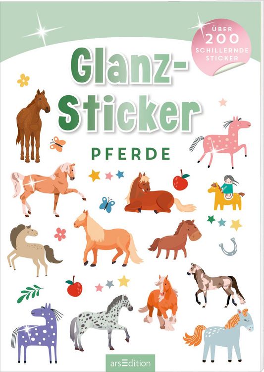 Produktbild: Glanz-Sticker &ndash; Pferde