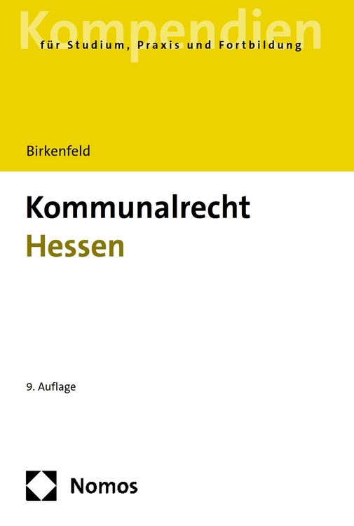 Produktbild: Kommunalrecht Hessen
