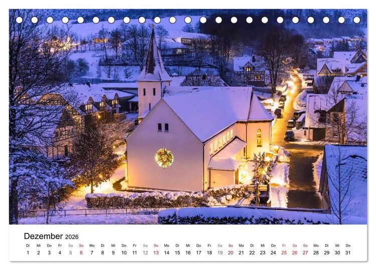 Produktbild: Westfeld-Ohlenbach - Wir feiern 50 Jahre Bundesgolddorf (Tischkalender 2026 DIN A5 quer), CALVENDO Monatskalender