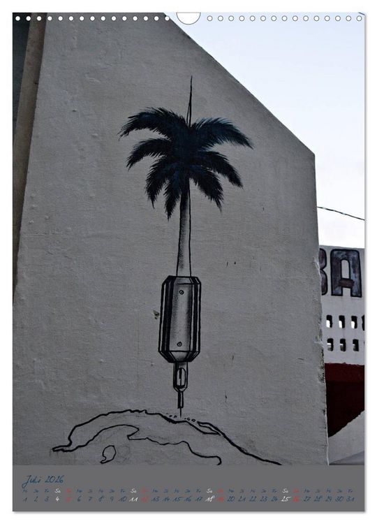 Produktbild: CUBAN GRAFITTI (Wandkalender 2026 DIN A3 hoch), CALVENDO Monatskalender