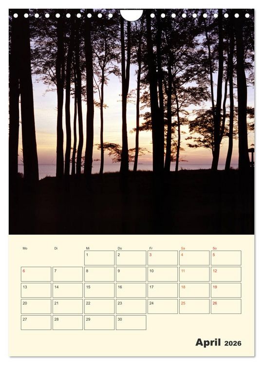 Produktbild: Usedom (Wandkalender 2026 DIN A4 hoch), CALVENDO Monatskalender