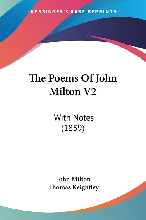 Produktbild: The Poems Of John Milton V2
