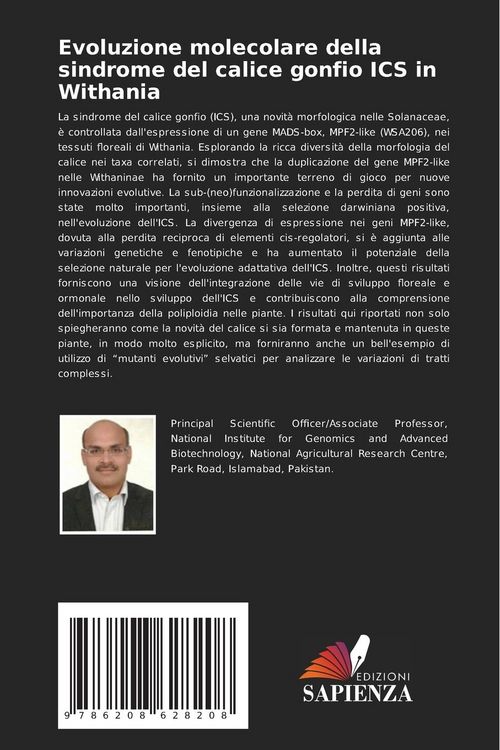 Produktbild: Evoluzione molecolare della sindrome del calice gonfio ICS in Withania