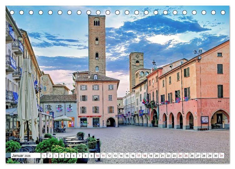 Produktbild: Piemont - Norditaliens stille Sch&ouml;nheit (Tischkalender 2026 DIN A5 quer), CALVENDO Monatskalender