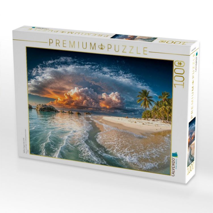 Produktbild: CALVENDO Puzzle Wellen tragen das Licht | 1000 Teile Lege-Gr&ouml;&szlig;e 64x48cm Foto-Puzzle f&uuml;r gl&uuml;ckliche Stunden
