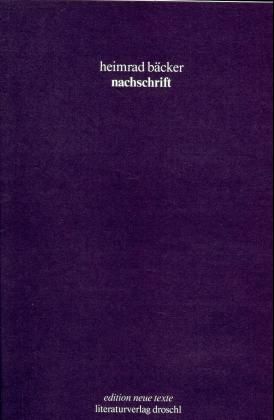 Produktbild: Nachschrift