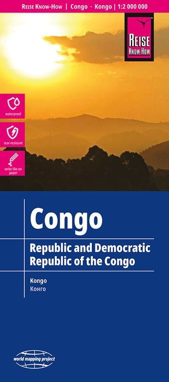 Produktbild: Reise Know-How Landkarte Kongo (1:2.000.000)