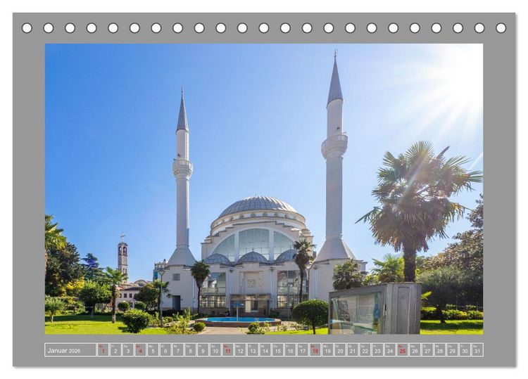 Produktbild: Shkodra &ndash; Perle im Norden Albaniens (Tischkalender 2026 DIN A5 quer), CALVENDO Monatskalender