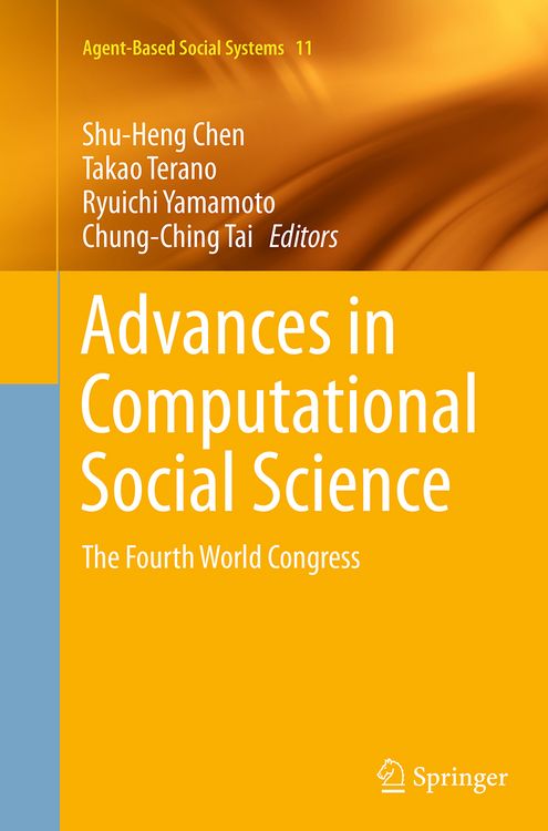 Produktbild: Advances in Computational Social Science