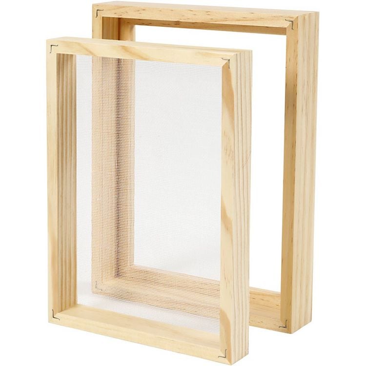 Produktbild: Creativ Company Doppelrahmen zum Papiersch&ouml;pfen, A5, Gr&ouml;&szlig;e 25x19x3cm , 1 St&uuml;ck