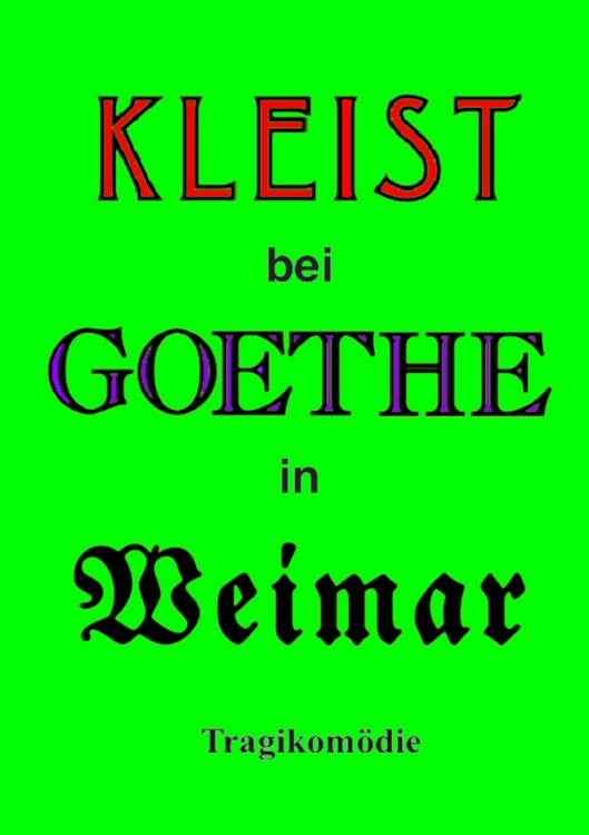 Produktbild: Kleist bei Goethe in Weimar