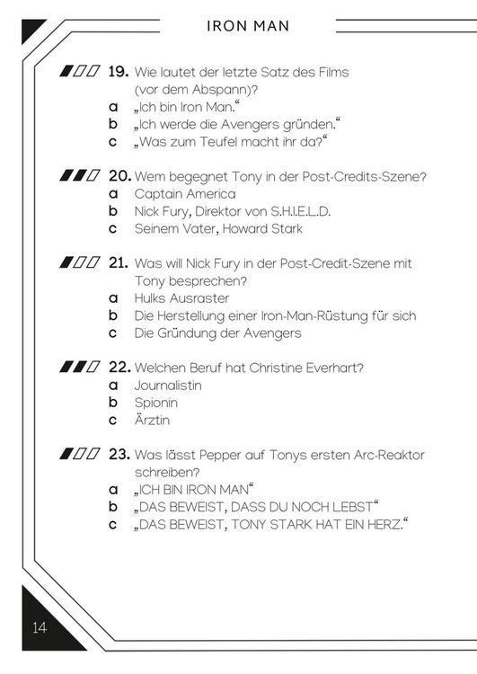 Produktbild: Marvel: Das ultimative MARVEL Quizbuch
