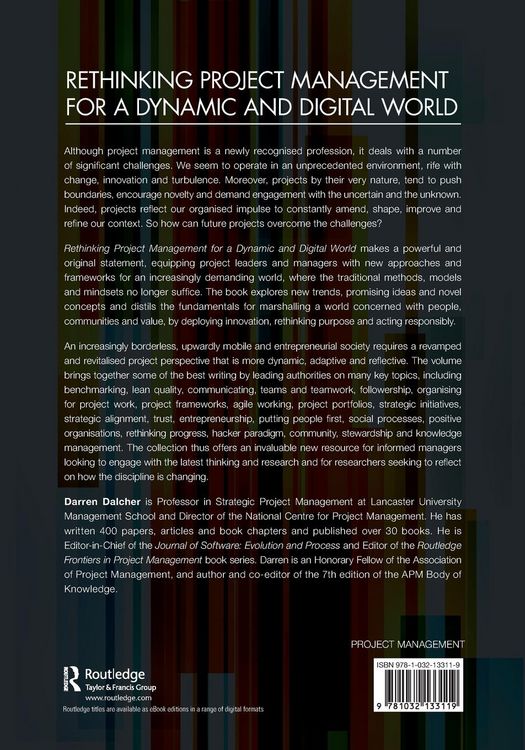 Produktbild: Rethinking Project Management for a Dynamic and Digital World