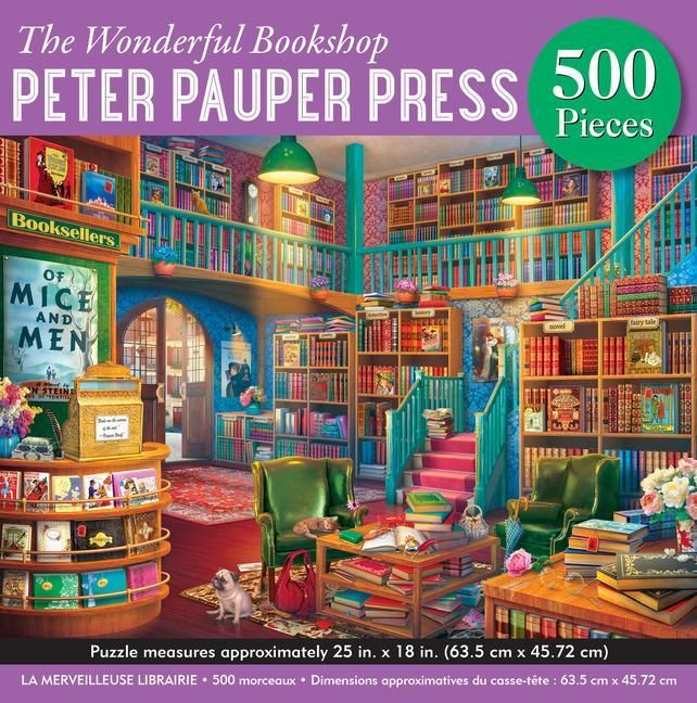 Produktbild: The Wonderful Bookshop 500-Piece Jigsaw Puzzle