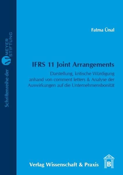 Produktbild: IFRS 11 Joint Arrangements.