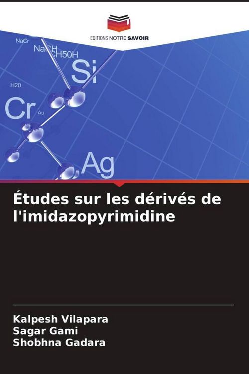 Produktbild: &Eacute;tudes sur les d&eacute;riv&eacute;s de l'imidazopyrimidine