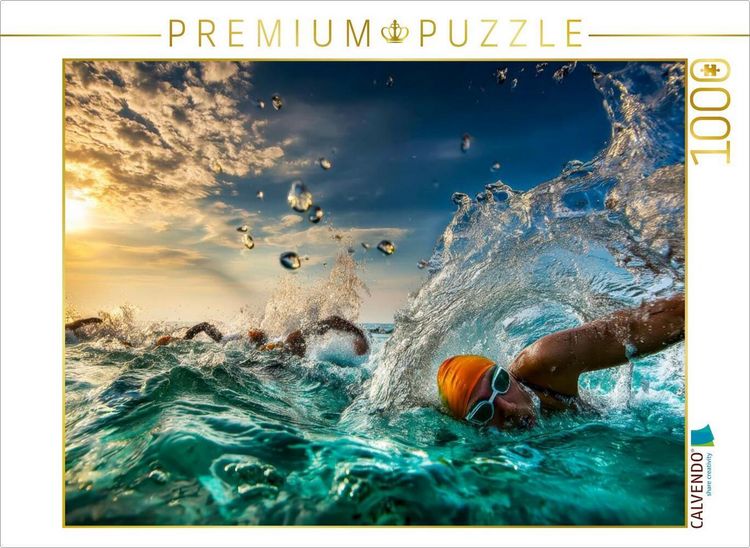 Produktbild: CALVENDO Puzzle Der Kampf gegen die Wellen | 1000 Teile Lege-Gr&ouml;&szlig;e 64x48cm Foto-Puzzle f&uuml;r gl&uuml;ckliche Stunden