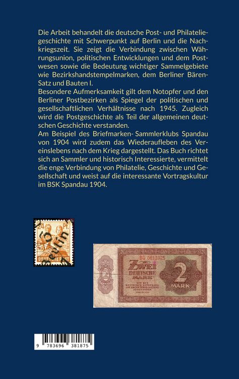 Produktbild: Reset 1945: Berliner Post und Philatelie im Neuanfang
